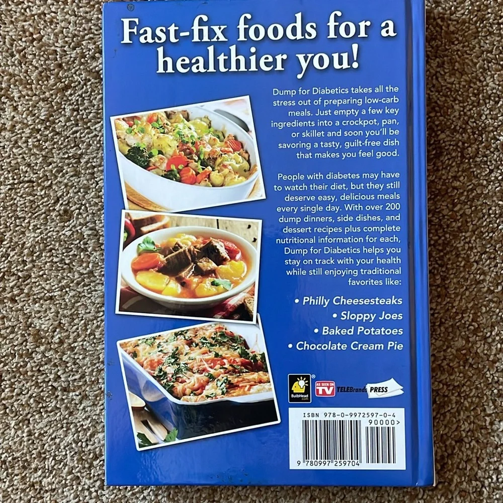 Dump for Diabetics by Cathy Mitchell Hardcover